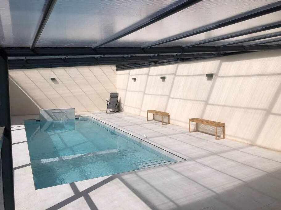 Alojamiento El Pez Casa Con Piscina Climatizada Villafranca de los Caballeros Luaran gambar